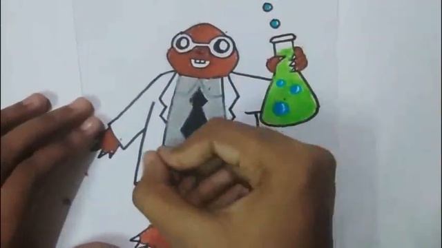 MOLE  DAY EASY POSTER/HOW TO DRAW MOLE DAY POSTER/AVOGADRO NUMBER POSTER/OCTOBER23 POSTER