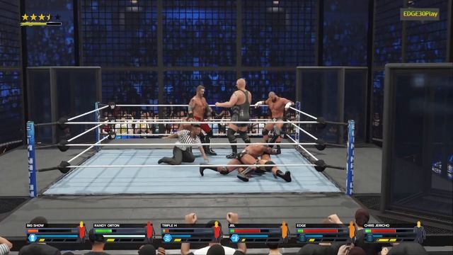 WWE2K24 BIG SHOW VS RANDY ORTON VS TRIPLE H VS JBL VS EDGE VS CHRIS JERICHO
