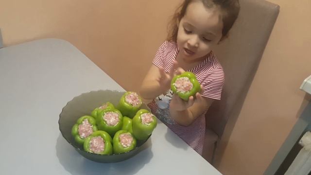 ФАРШИРОВАННЫЕ  ПЕРЦЫ!  ПРИГОТОВЛЕННЫЕ С  ЛЮБОВЬЮ😊👩🍳