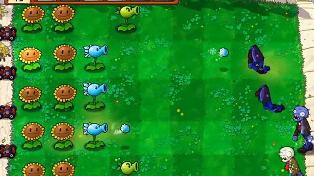 Plants Vs Zombies  прохождение (2 часть).