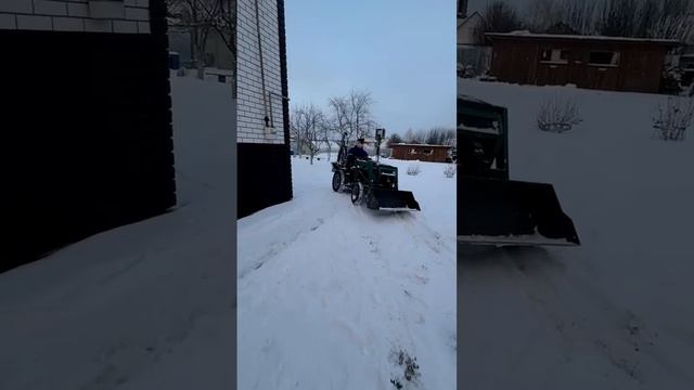 самодельный мини трактор