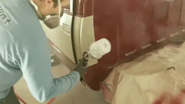 Painting automotive CLEAR COAT...90's model GMC