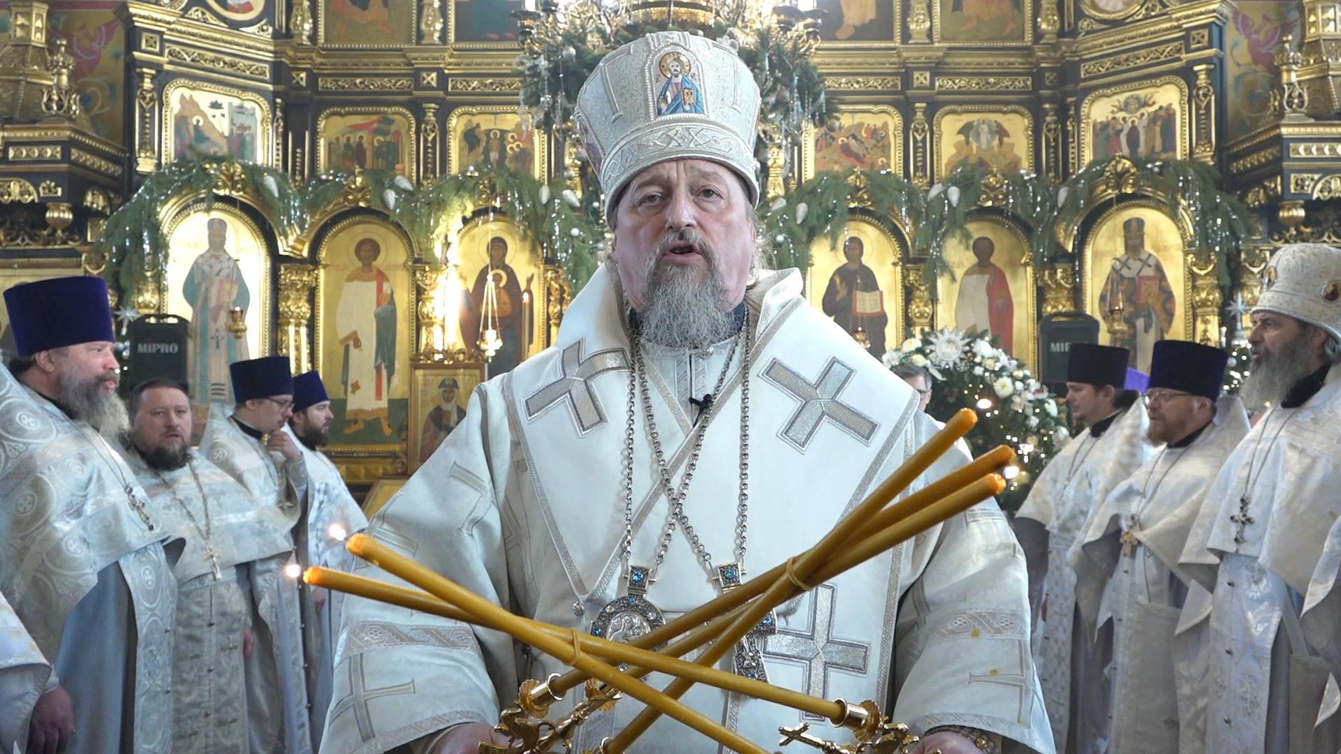 Рождественский сочельник в Александро-Невском соборе