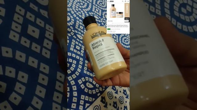 loreal professional shampoo review #shorts #loreal #naykaa #review #viral #youtubeshorts #ytshorts