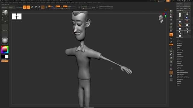 Retopologia Zbrush