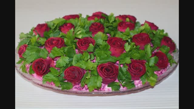 Все любят этот САЛАТ! Красивый и вкусный салат на праздничный стол! Удивите гостей!