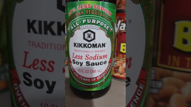 Kikkoman Salsa De Soja con menos sal naturalmente fermentada, salsa de soja baja en sodio, salsa