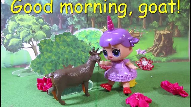 Мультфильм с куклами ЛОЛ. Unicorn and her pets (Единорожка и ее питомцы) ЧАСТЬ 1