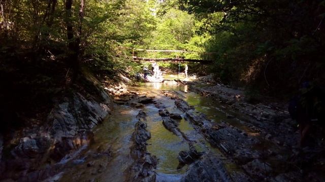 Водопады реки Жане. Лёгкий прогулочный маршрут к водопадам и ваннам реки Жане, краснодарский край.