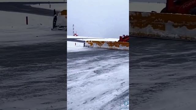 Чистка полосы большим ножом