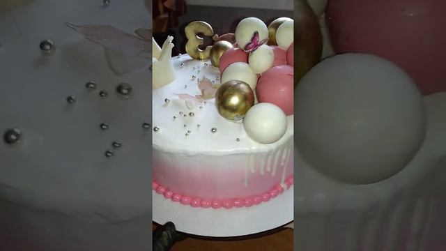Дівчинка з шаріками.Тортик🤗🤗🤗