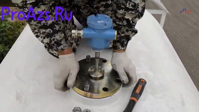 Установка уровнемера ПМП-201
