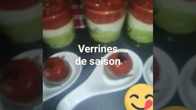 Verrines 🥑 poivrons au vinaigre Balsamique