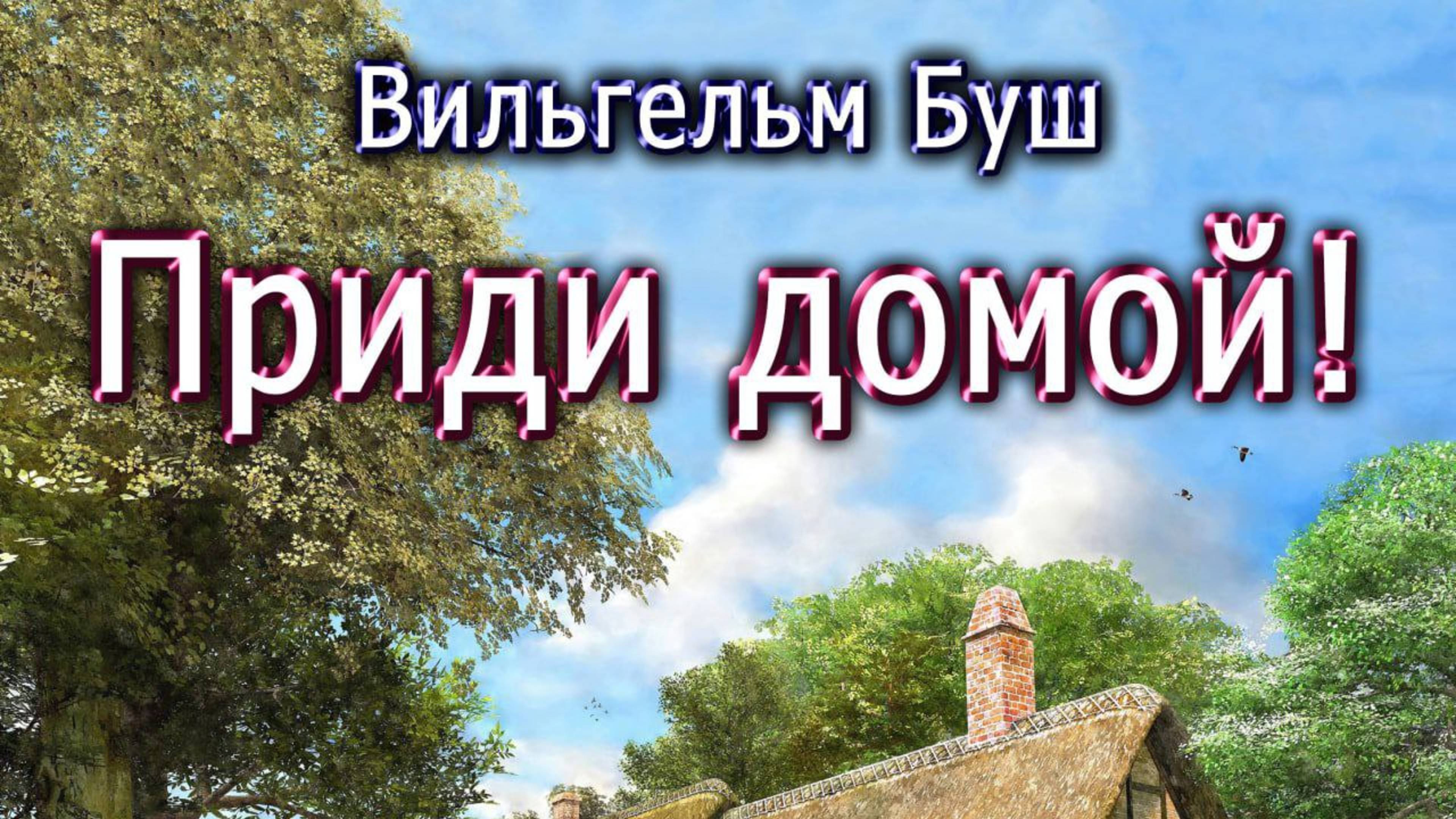 Приди домой. Вильгельм Буш