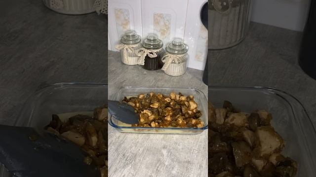 Иедя на Ифтар🌙Запеканка с картофельным пюре и курица с грибами 🤌🏻быстро и вкусно 👍🔥