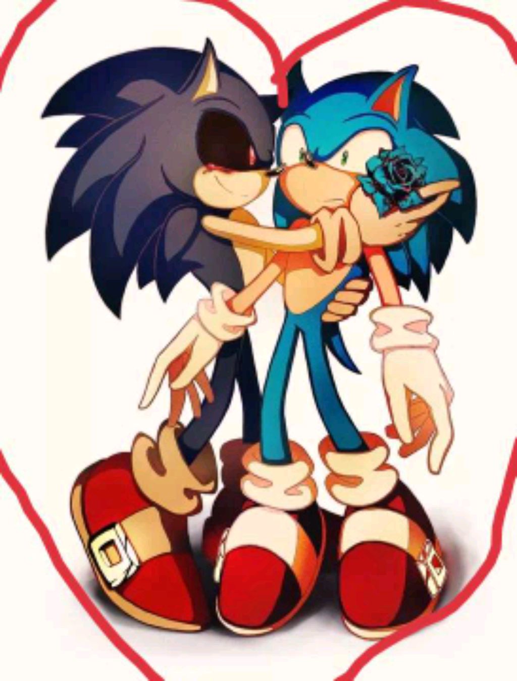 Sonic exe and sonic