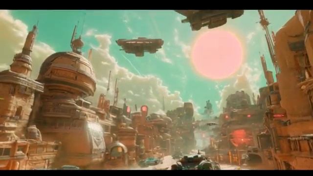 Sand Cities of Planet Makkra - A Futuristic Vision  Midjourney, Kling AI