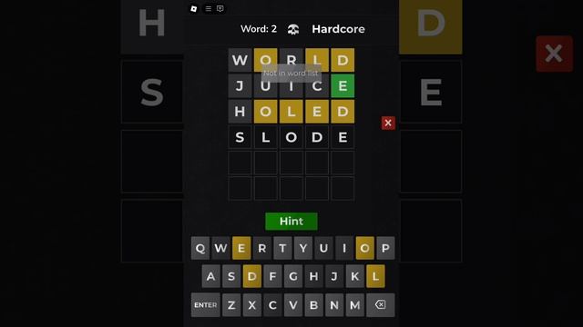 прохожу хардкор в wordie