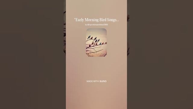 Lo-fi. Early Morning Bird Songs