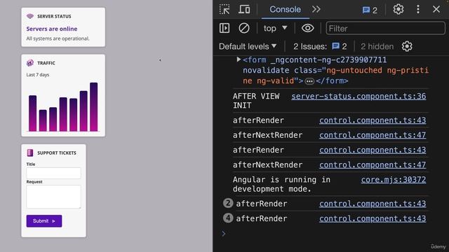 134 - The afterRender and afterNextRender Lifecycle Functions