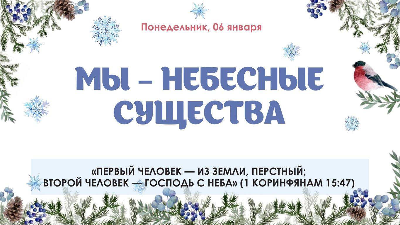 Мы небесные существа
