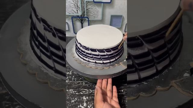 butterscotch crunch recipe with beautiful cake design 😍 #shorts #ytshorts #shortsfeed #viral #cake