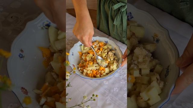 слойки с тыквой и яблоками! #слойки#слойкастыквой#слоёноетесто#aestheticcooking#homebaking