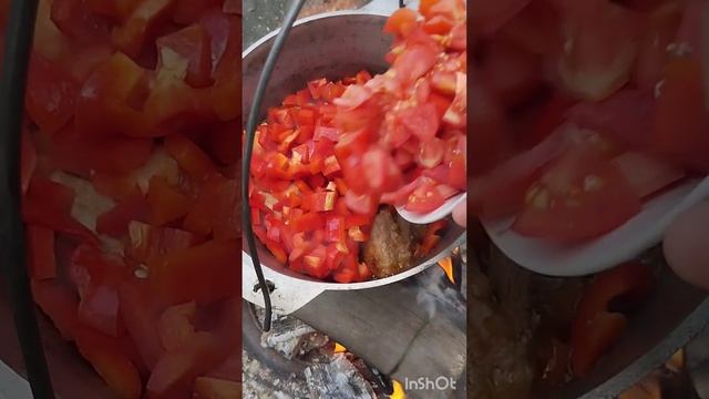 Бограч Закарпатський🤩 приготований в Полтаві😜#бограч #полтавськаобласть #смачно #накострі #shorts 🍲