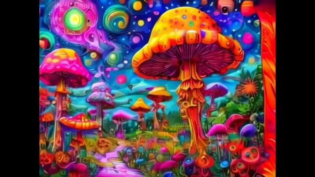 Яркие грибочки