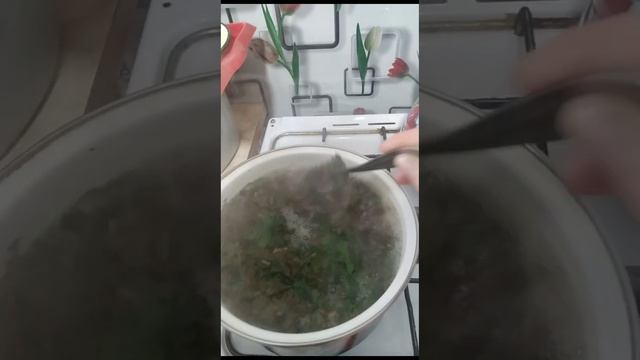 Готовлю суп .