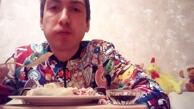 Mukbang#/No ASMR /Хинкали
