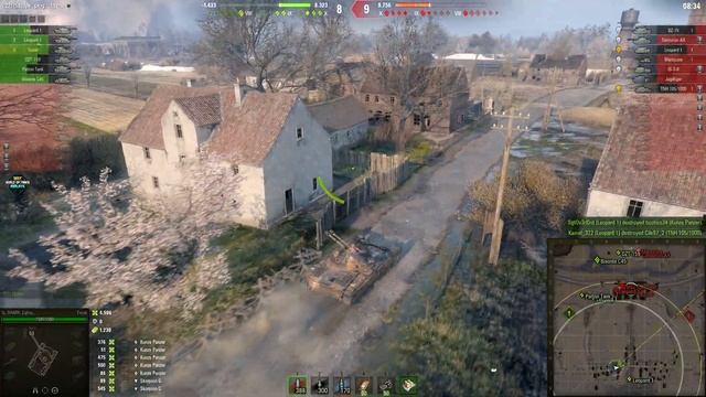 Мир танков. WOT. Бой на Tesák. Взял 8 фрагов и 8.6 К урона. Сумасшедший пулемётчик