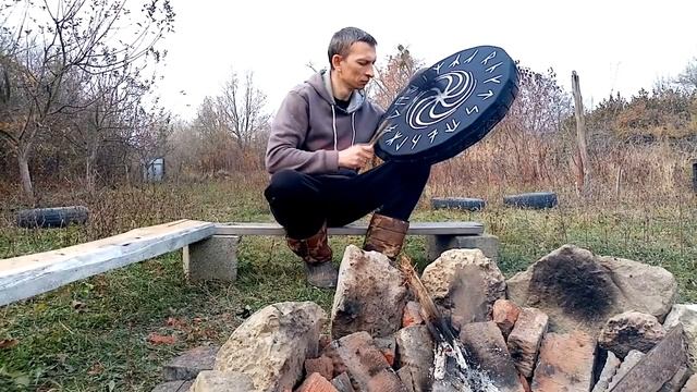 прогулка с бубном 60см в медитацию от славицы