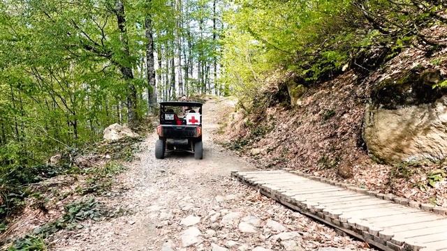 Водопад Поликаря. Роза Хутор #водопадполикаря #поход #тур