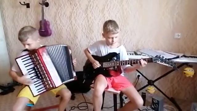 Despacito cover аккордеон электрогитара