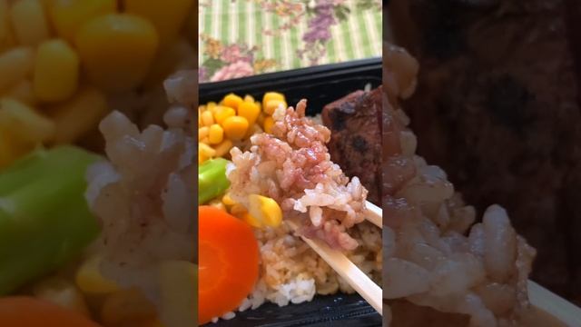 Japan Ikinari Steak Bento! ステキな肉 #shorts