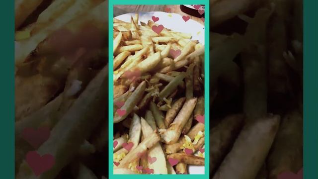 Fries With Cheese And Mushroom Sauce🍟😋#shorts  #food #cooking