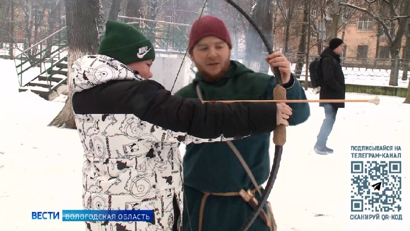 Средневековую деревню реконструировали в центре Вологды