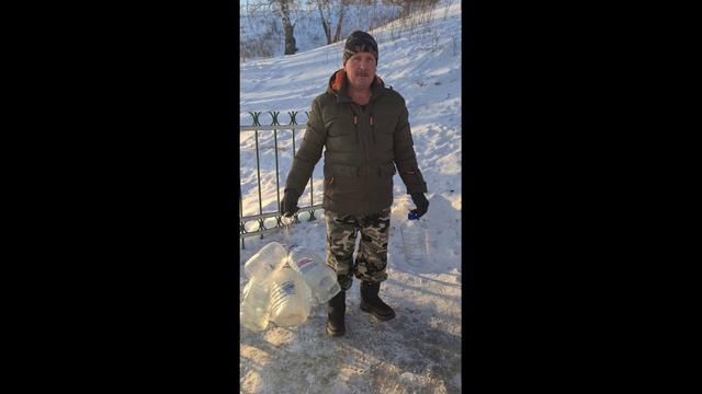 Чистый воздух и вода. Утро на природе. 6 января