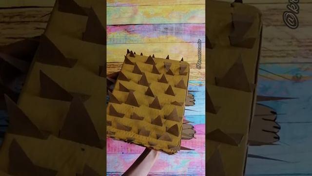 Еж из коробки, мк на канале