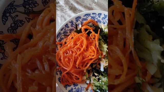 салат с морской капустой морковкой по корейски