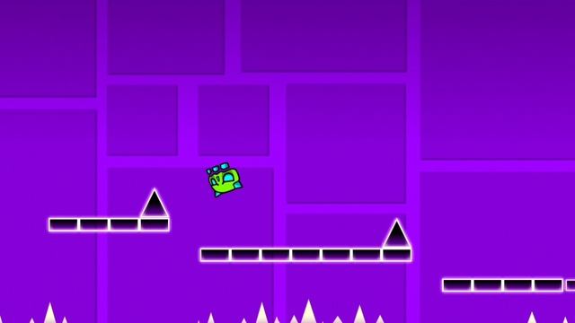 geometry dash lite прохождение уровня /Stereo Madness/ часть 2