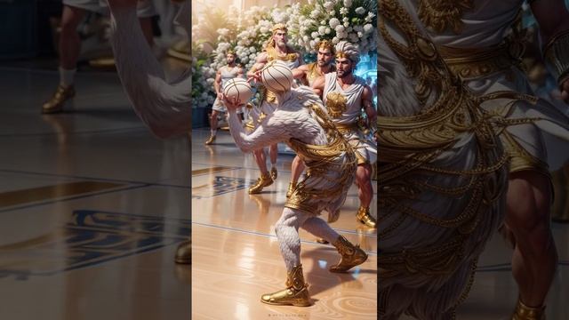 Греческие боги, играющие в баскетбол 🔥 Угадай игрок#ai #aigenerated #greekgods #mythology #nba