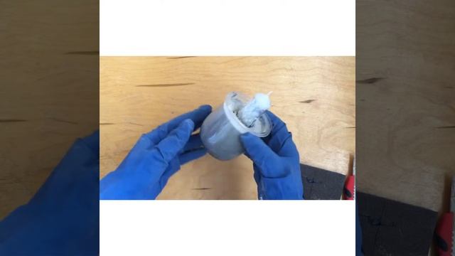 Подсвечник из стаканчика для йогурта. Декор в лофт стиле своими руками. Cement ideas