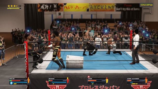WWE2K24 Wes Lee vs Ricochet vs Axiom vs Cedric Alexander