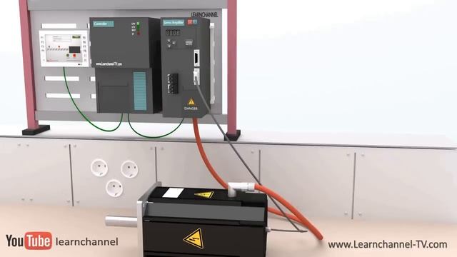 Technical animation_ How a Servo Motor works