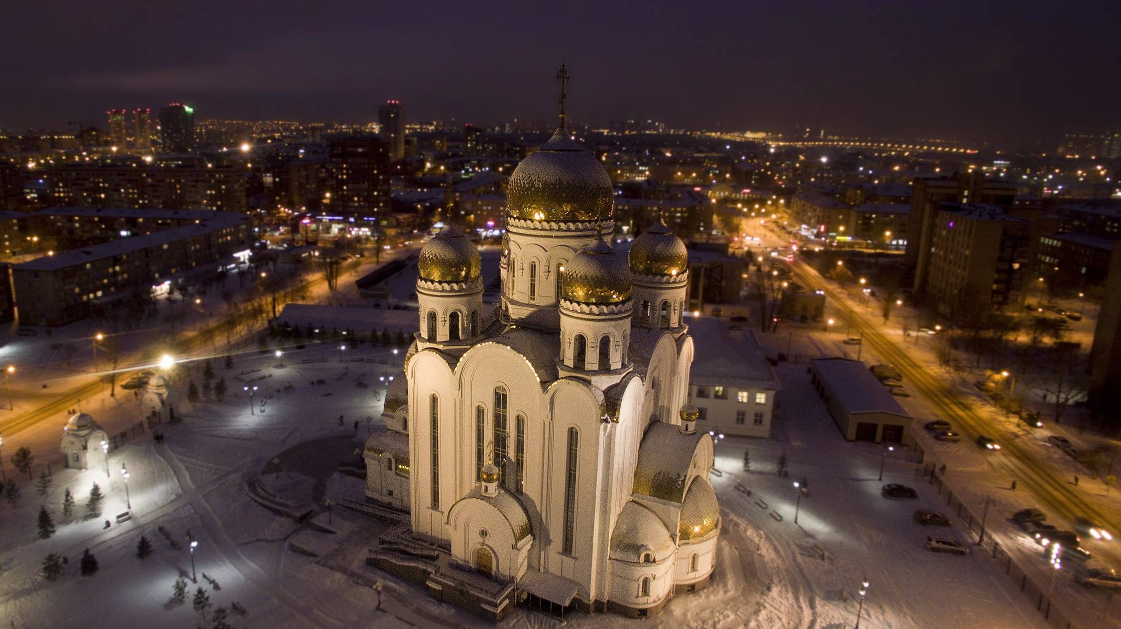 Рождественское богослужение в храме Рождества Христова города Красноярска