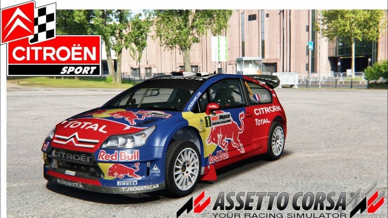 Citroen c4 WRC Себастьяна Леба 🏁 VR гонки ASSETTO CORSA шлем виртуальной реальности для гонок