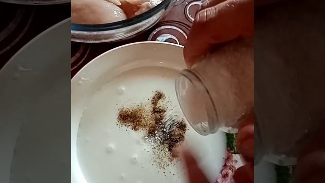 Курица в кефире!
