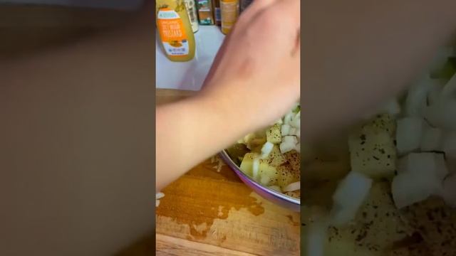 VEGAN POTATO SALAD🥔🥗 | QUICK AND EASY‼️🔥🔥